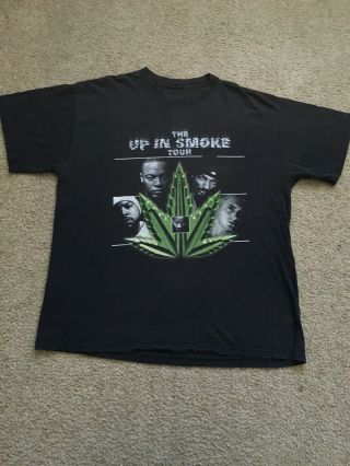 Vintage Up In Smoke Tour Concert Shirt Size Xl Dre Eminem Snoop Ice Cube