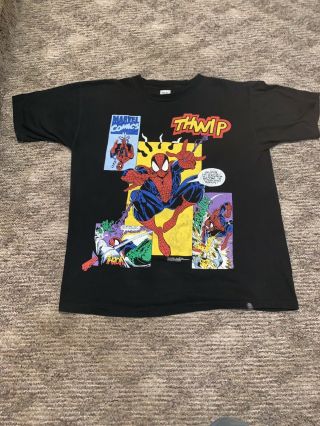Vintage Very Rare Marvel Spider - Man T Shirt 1993