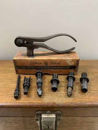 Vintage Lyman Ideal 310 Tool & 45 - 70 Reloading Dies