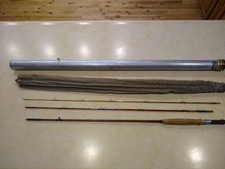 Vintage F.  E.  Thomas Special.  Trout Bamboo Fly Rod 3 Sections/9 Foot Long.