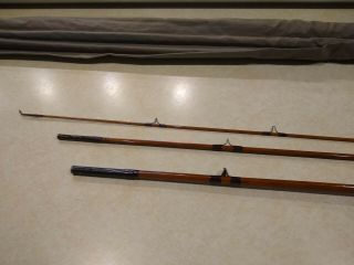 Vintage F.  E.  Thomas special.  Trout Bamboo Fly Rod 3 Sections/9 foot long. 5