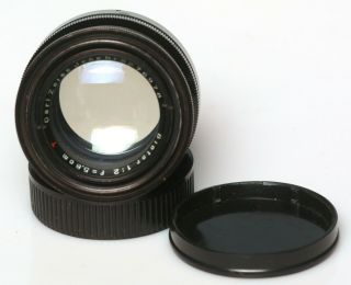 Carl Zeiss Jena Biotar Red T 1:2/ 5,  8 Cm M42 17 Blades Top Vintage Lens 0745
