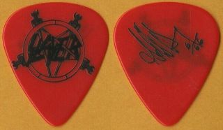Slayer 1988 South Of Heaven Concert Tour Jeff Hanneman Vintage Stage Guitar Pick