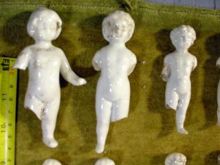 66 x excavated vintage victorian frozen charlotte doll 1860 mixed media 1 - 3.  9 