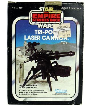Vintage Kenner Star Wars 1st Issue Esb Tri - Pod Laser Cannon Misb