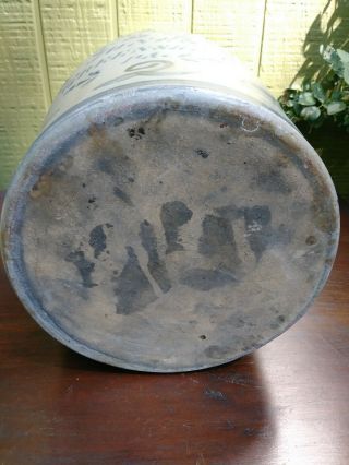 Antique Greensboro Pennsylvania Stoneware crock 6