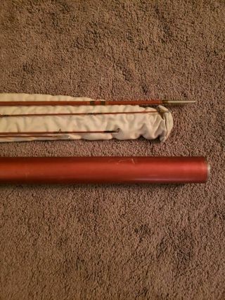 Vintage 7 ' Wright & McGill Bamboo fly fishing rod LOOK 10