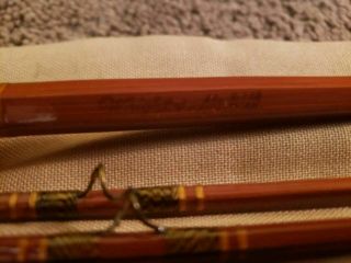 Vintage 7 ' Wright & McGill Bamboo fly fishing rod LOOK 2