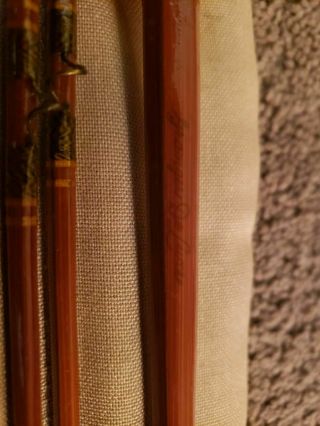 Vintage 7 ' Wright & McGill Bamboo fly fishing rod LOOK 3