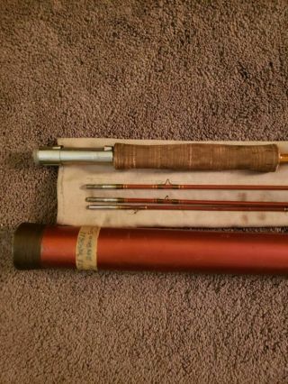 Vintage 7 ' Wright & McGill Bamboo fly fishing rod LOOK 8