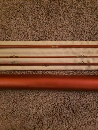 Vintage 7 ' Wright & McGill Bamboo fly fishing rod LOOK 9