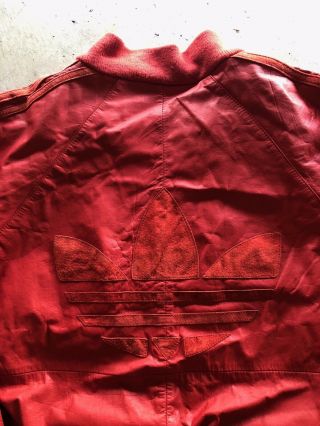 Vintage 80’s Adidas Leather Jacket And Pants Large Wu Tang Rap Tee Yeezy Run DMC 7