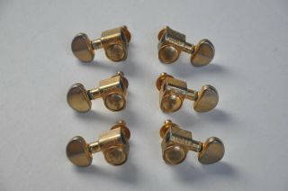 Vintage Grover Rotomatic Tuners Set Gold Aged Gibson Les Paul Standard/custom/sg