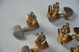 Vintage Grover Rotomatic Tuners Set GOLD AGED Gibson Les Paul Standard/Custom/SG 5