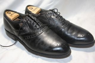 Vintage Footjoy Classics Mens Golf Shoes 51987 Black 11.  5 D Made In Usa