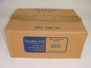 Vintage NOS Knight Kit Allied Radio Heathkit Eico Bench Tube Tester Unbuilt Kit 11