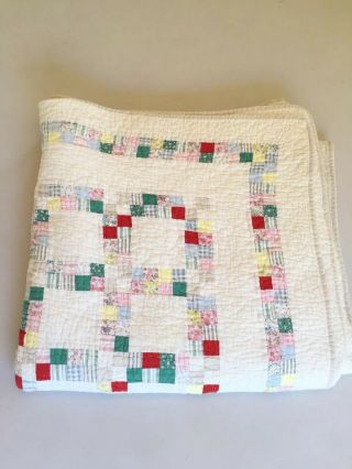 Ralph Lauren Vintage Archived Patchwork Quilt Full/Queen Shabby Country Cottage 2