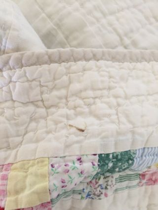 Ralph Lauren Vintage Archived Patchwork Quilt Full/Queen Shabby Country Cottage 5