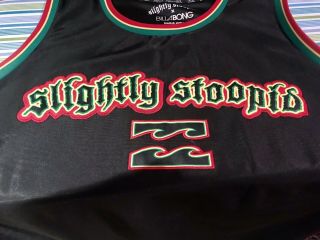 Slightly Stoopid x Billabong Limited Edition Basketball Jersey XL VERY RARE 3