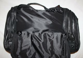 Rare Tumi Aplha XXL Black Nappa Leather 21 