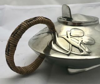 liberty & co tudric art nouveau pewter tea pot archibald knox 0231 3
