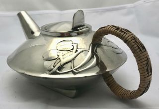 liberty & co tudric art nouveau pewter tea pot archibald knox 0231 6