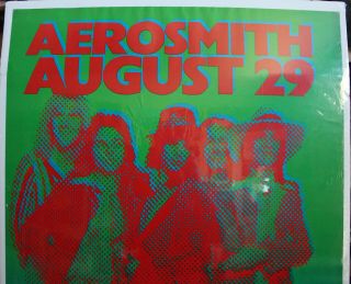 Aerosmith - Rare 26x45 Schaeffer Music Festival 3D Poster Central Park 8/29/1975 12