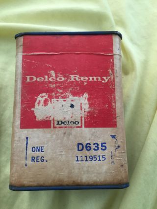 Nos Vintage Delco Remy Voltage Regulator 1119515 D635 Still