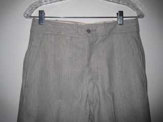 Vintage 1950s LEVI ' S CASUALS Cinch Back Salt Pepper Trousers Pants Size 30 X 27 3