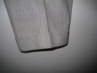 Vintage 1950s LEVI ' S CASUALS Cinch Back Salt Pepper Trousers Pants Size 30 X 27 6