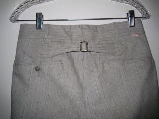 Vintage 1950s LEVI ' S CASUALS Cinch Back Salt Pepper Trousers Pants Size 30 X 27 8