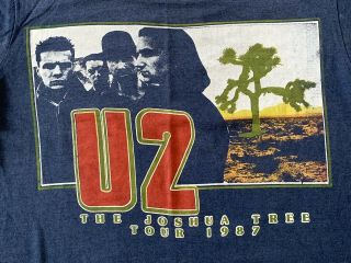 Vtg U2 Joshua Tree T Shirt Tour Guns N Roses Ac Dc Queen The Rolling Stone Bowie