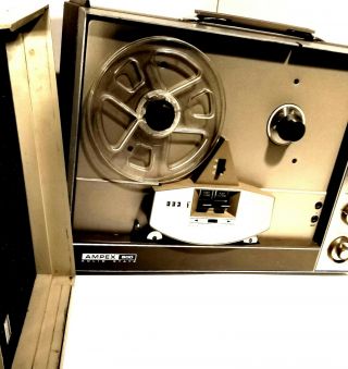 Vintage Ampex 860 Solid State Reel To Reel Tape Recorder Player 1960s 60s