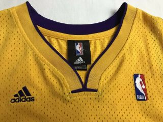 VINTAGE Adidas LA Lakers Derek Fisher No.  2 Jersey Sewn Graphics Sz L (EUC) 5