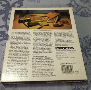 The Lurking Horror - Vintage Infocom game for Amiga 3