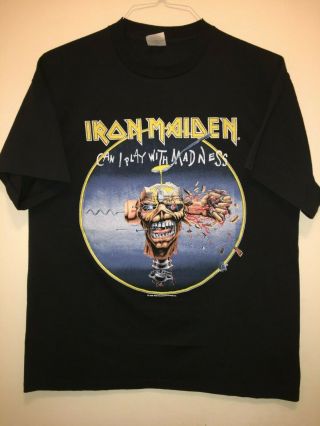 Iron Maiden 1988 " Seventh Son Of A Seventh Son Tour " Vintage T - Shirt Xl Nos