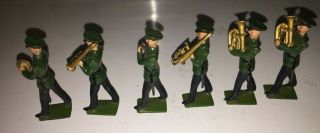 RARE Vintage BRITAINS Military MARCHING Band LEAD Figures 3