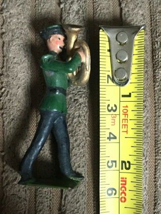 RARE Vintage BRITAINS Military MARCHING Band LEAD Figures 6
