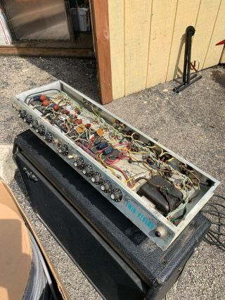 Vintage 1970’s 1971 Fender Twin Reverb Tube Amp Chassis Usa