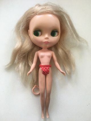 Vintage 1972 Kenner Blythe Doll Blonde Hair Color Changing Eyes