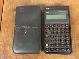 Rare Vintage Hp Calculator Hewlett Packard 32s Rpn Scientific With Case