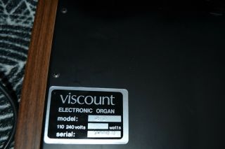 VINTAGE Viscount D9E Hammond Emulator Oberheim OB3 Unit Organ 9