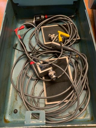 Vintage IBM/Tektronix Type 453 Oscilloscope w/ probes and case 3
