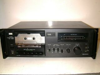 Sansui Sc - 1300 Single Cassette Tape Player/ Recorder Rack Mount Vintage Audio