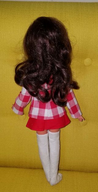 Vtg Italian ITALOCREMONA Italy Fashion Doll w Fabulous Outfit Clothes & Boots 5