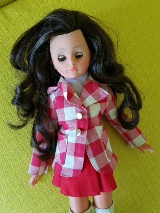 Vtg Italian ITALOCREMONA Italy Fashion Doll w Fabulous Outfit Clothes & Boots 7