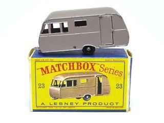 Matchbox Lesney No.  23c Bluebird Dauphine Caravan In 