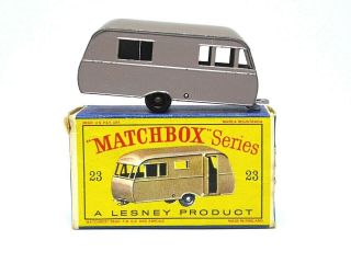 Matchbox Lesney No.  23c Bluebird Dauphine Caravan In ' D2 ' Series Box (RARE BPW) 2