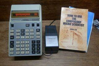 Compucorp 324g Ultra Rare Programmable Scientific Calculator Perfectly