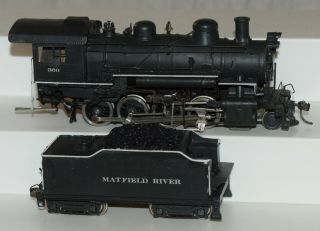 Vintage Tid Trains Inc Brass 2 - 8 - 0 Locomotive Matfield River Mr 360 - Ho Gauge